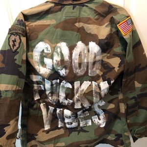 Planet blue Army jacket